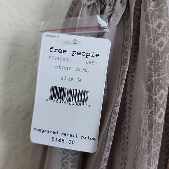 NWT Free People Penny Babylon Embroidered Dress - Picture 4 of 11